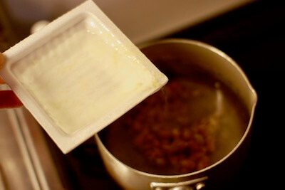 納豆加熱方式の納豆水の作り方２